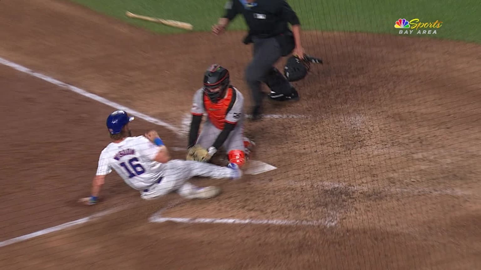 Patrick Bailey nabs Patrick Wisdom after review 06/17/2024 Tampa Bay Rays