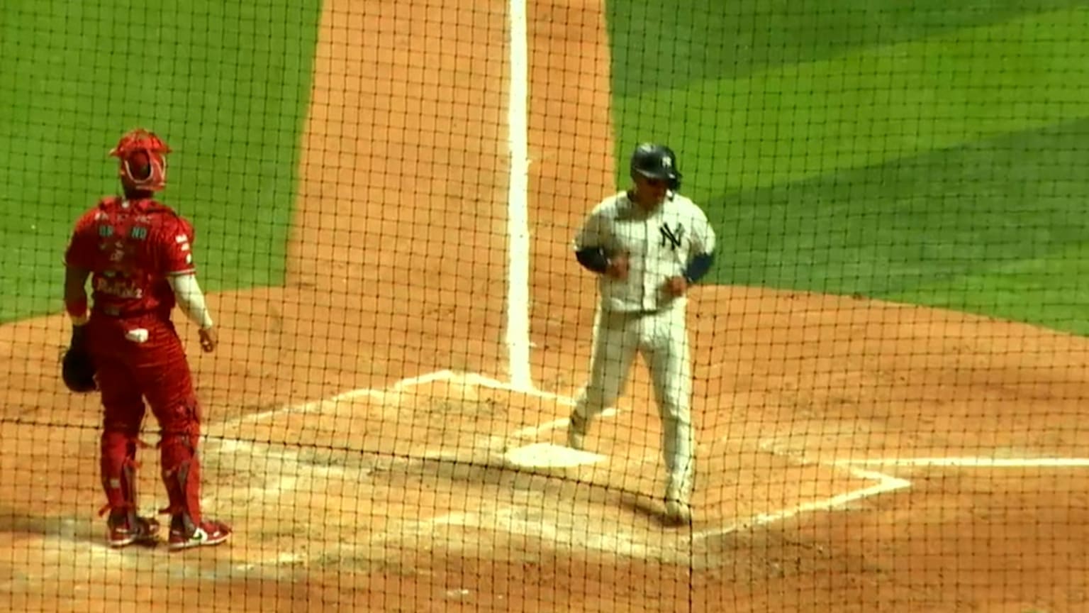 J.C. Escarra hits an RBI single 03/25/2024 New York Yankees