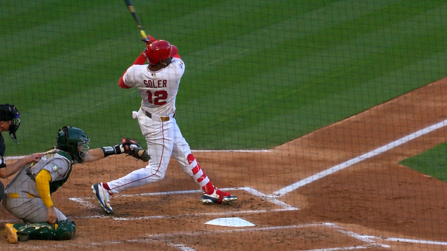 Data Viz: Jorge Soler's two-run home run | 05/20/2026 | Los Angeles Angels