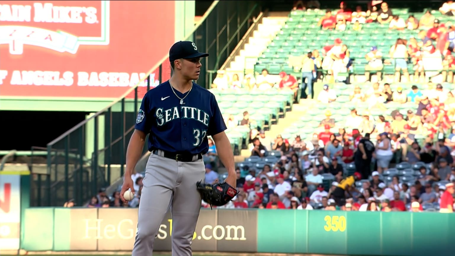 Bryan Woo strikes out six over six innings 08/03/2023 Seattle Mariners