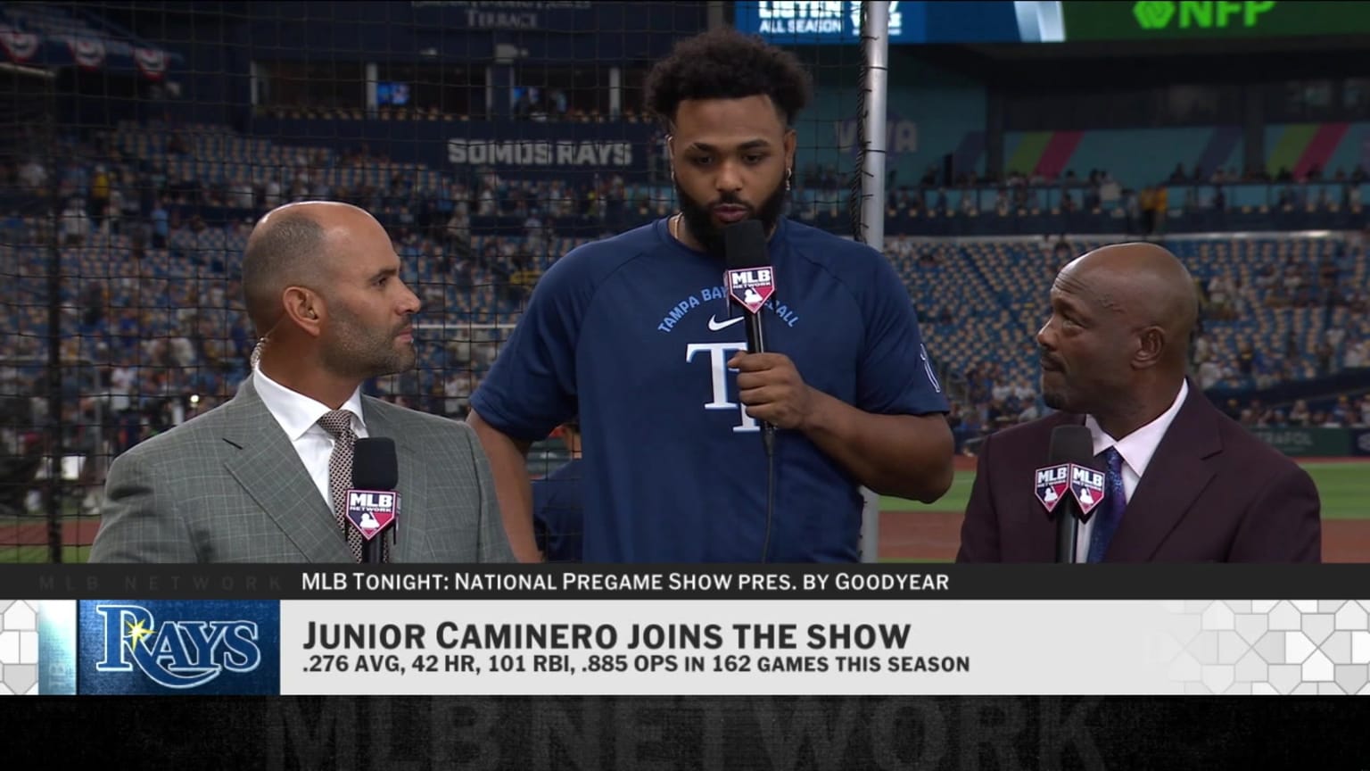 Junior Caminero on shifting to Tropicana Field | 10/26/2026 | New York Mets