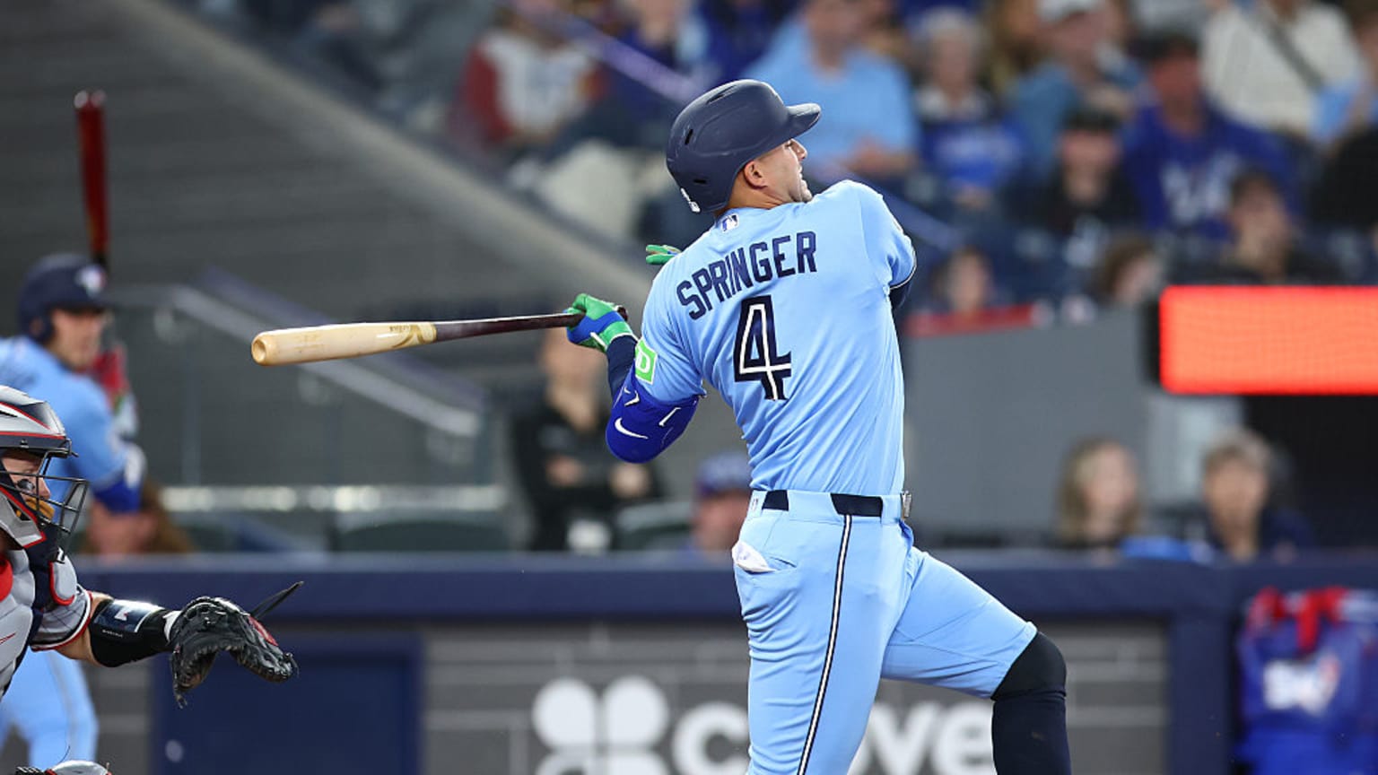 George Springer exits with a left big toe fracture | 04/11/2026 ...