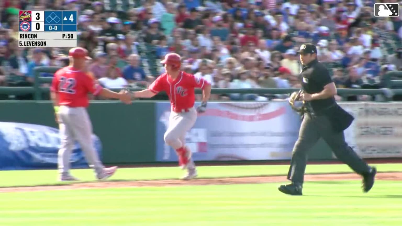 Zach Levenson's leadoff homer 07/03/2024 New York Mets