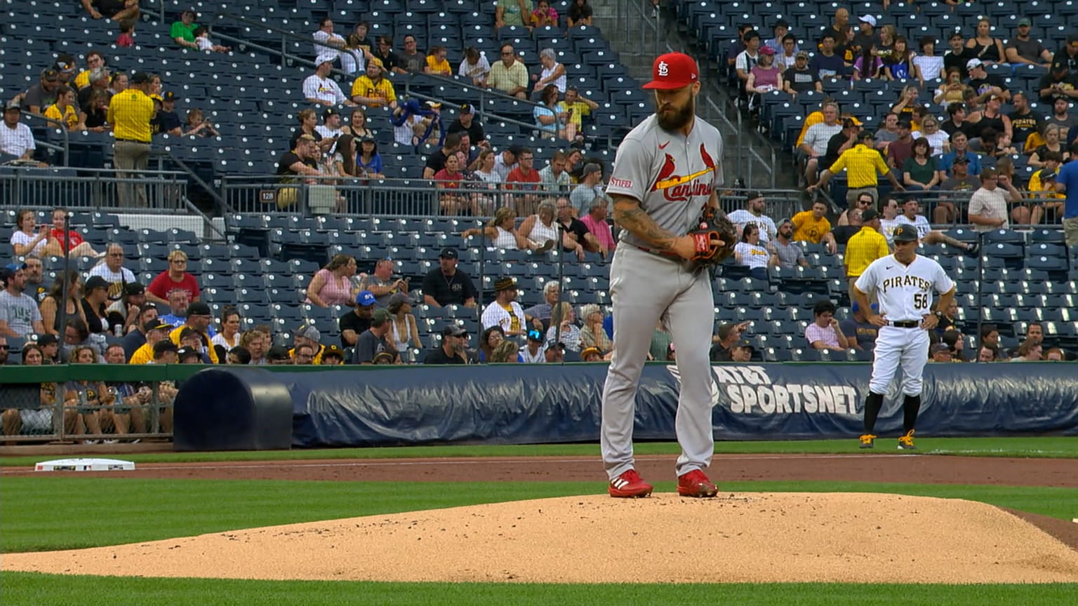 Drew Rom K's four batters in his MLB debut | 08/21/2023 | St. Louis ...
