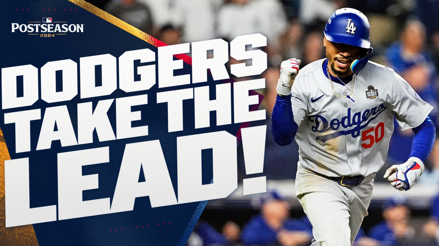 Mookie Betts' goahead sacrifice fly 10/30/2024 Los Angeles Dodgers