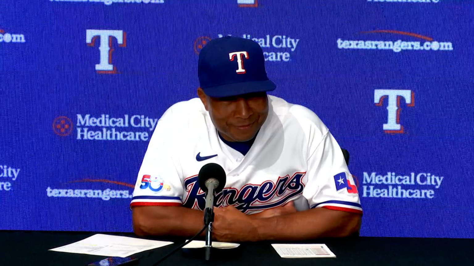 Rangers manager Tony Beasley on 8-7 win over A's | 09/13/2022 | Texas ...