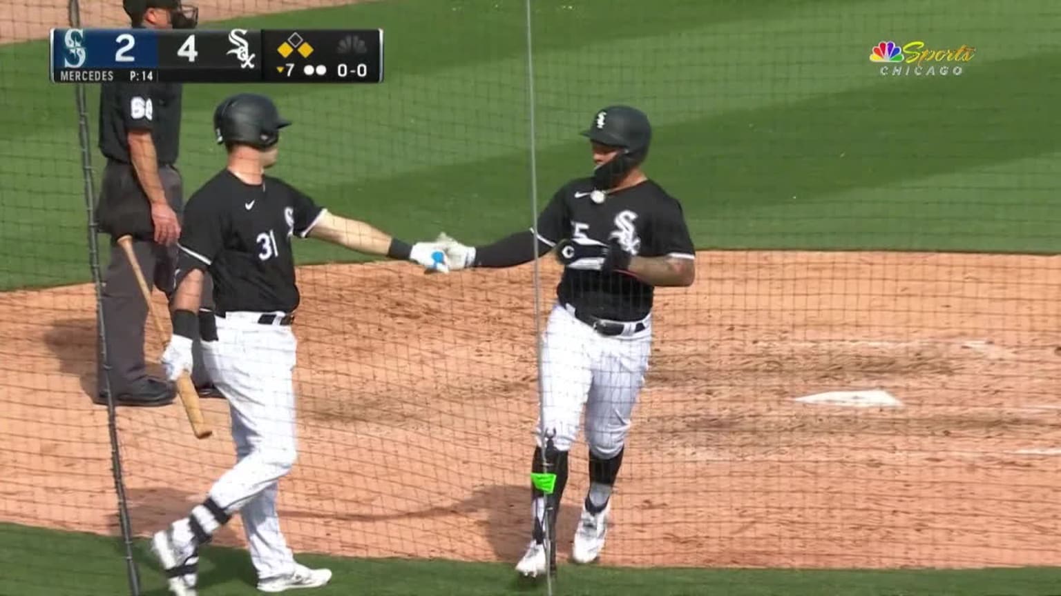 Brett Phillips hits an RBI sac fly in the 7th inning | 02/24/2024 ...
