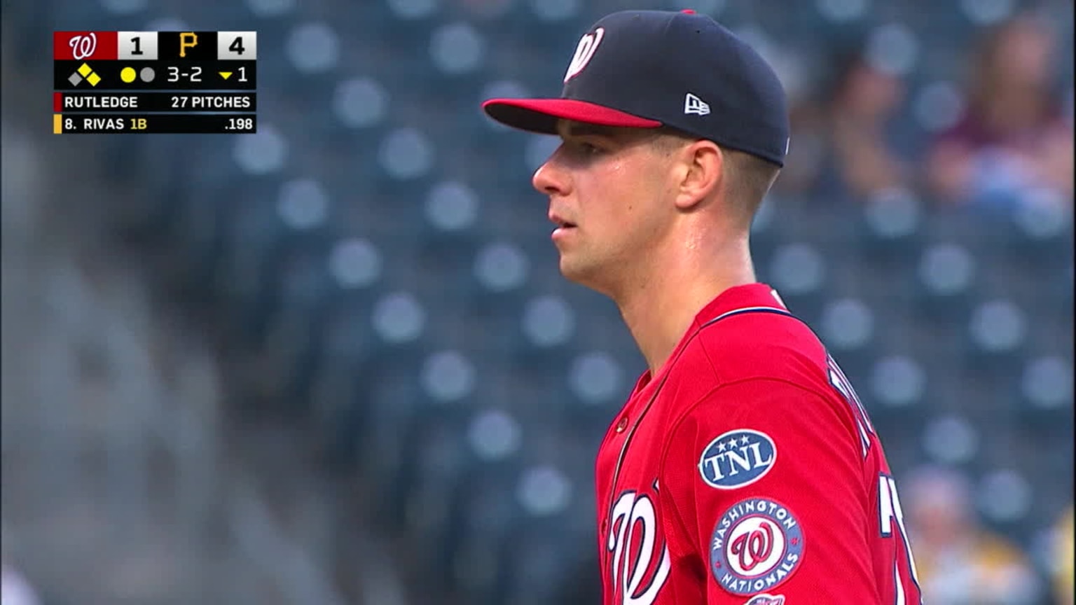 Jackson Rutledge's first career K 09/13/2023 Washington Nationals