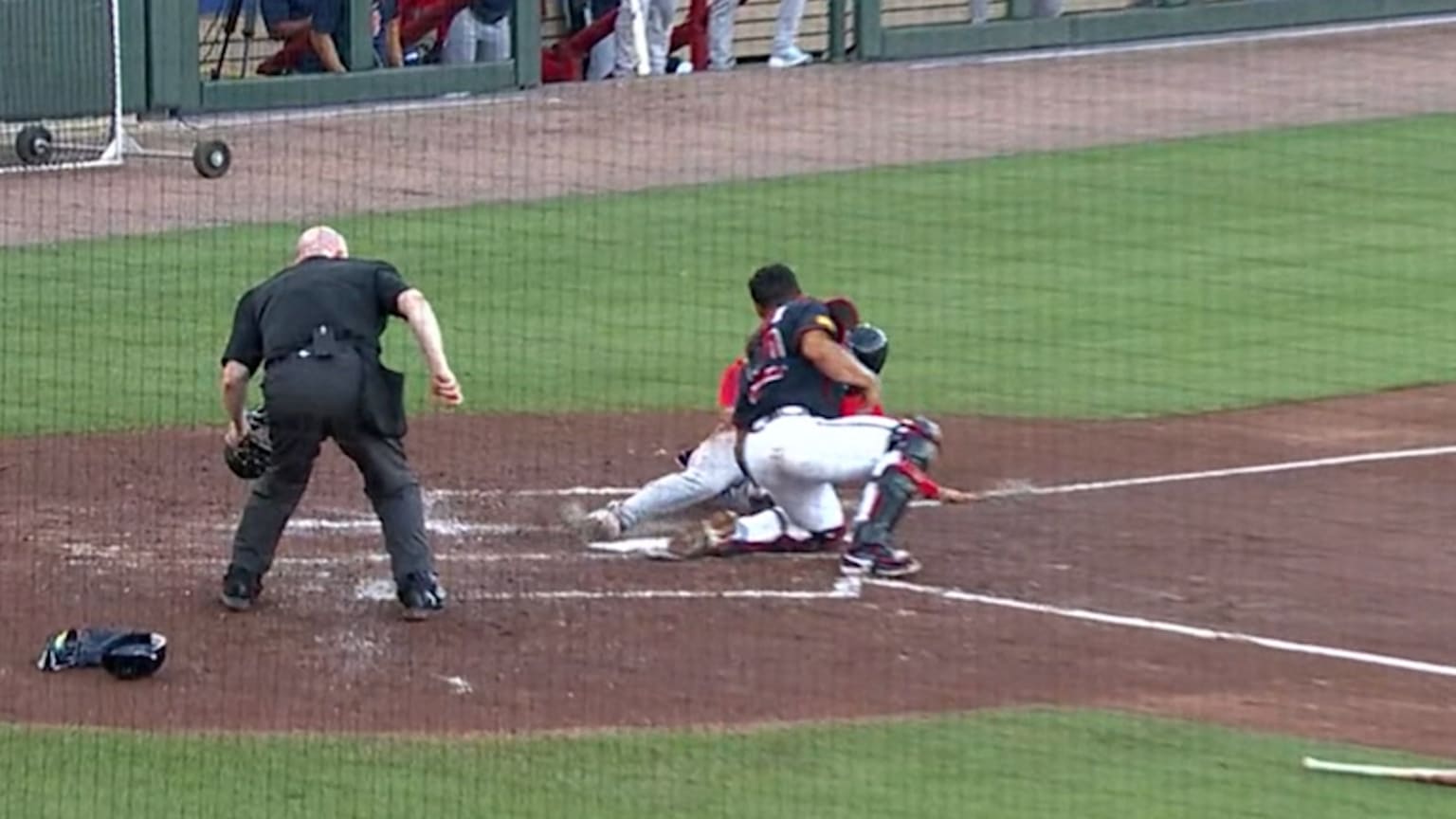 Braiden Ward reaches on FC, Capra scores | 03/14/2026 | Boston Red Sox