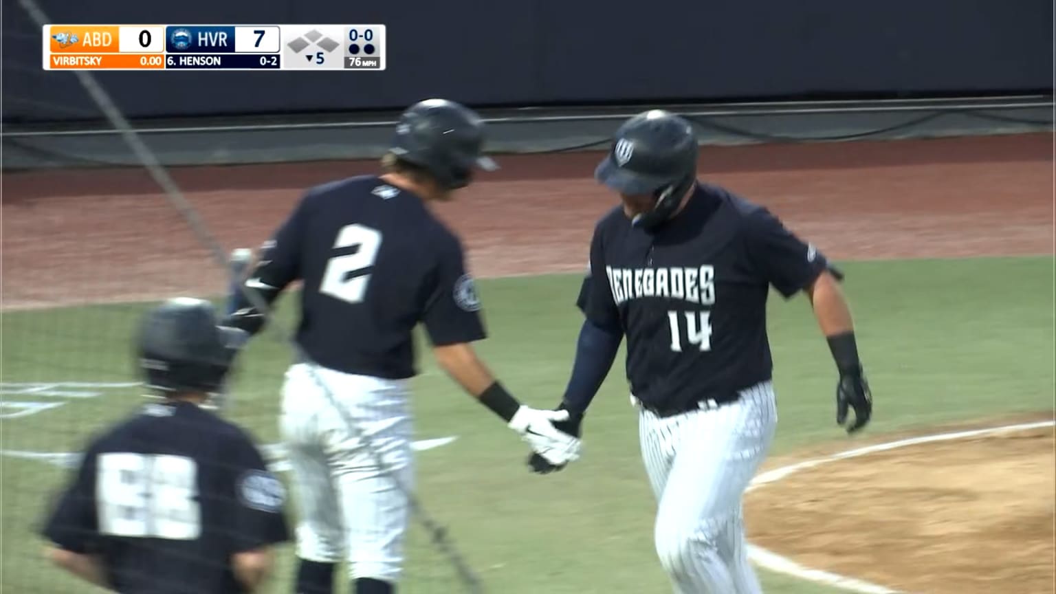 Spencer Henson's two homer night 04/12/2023