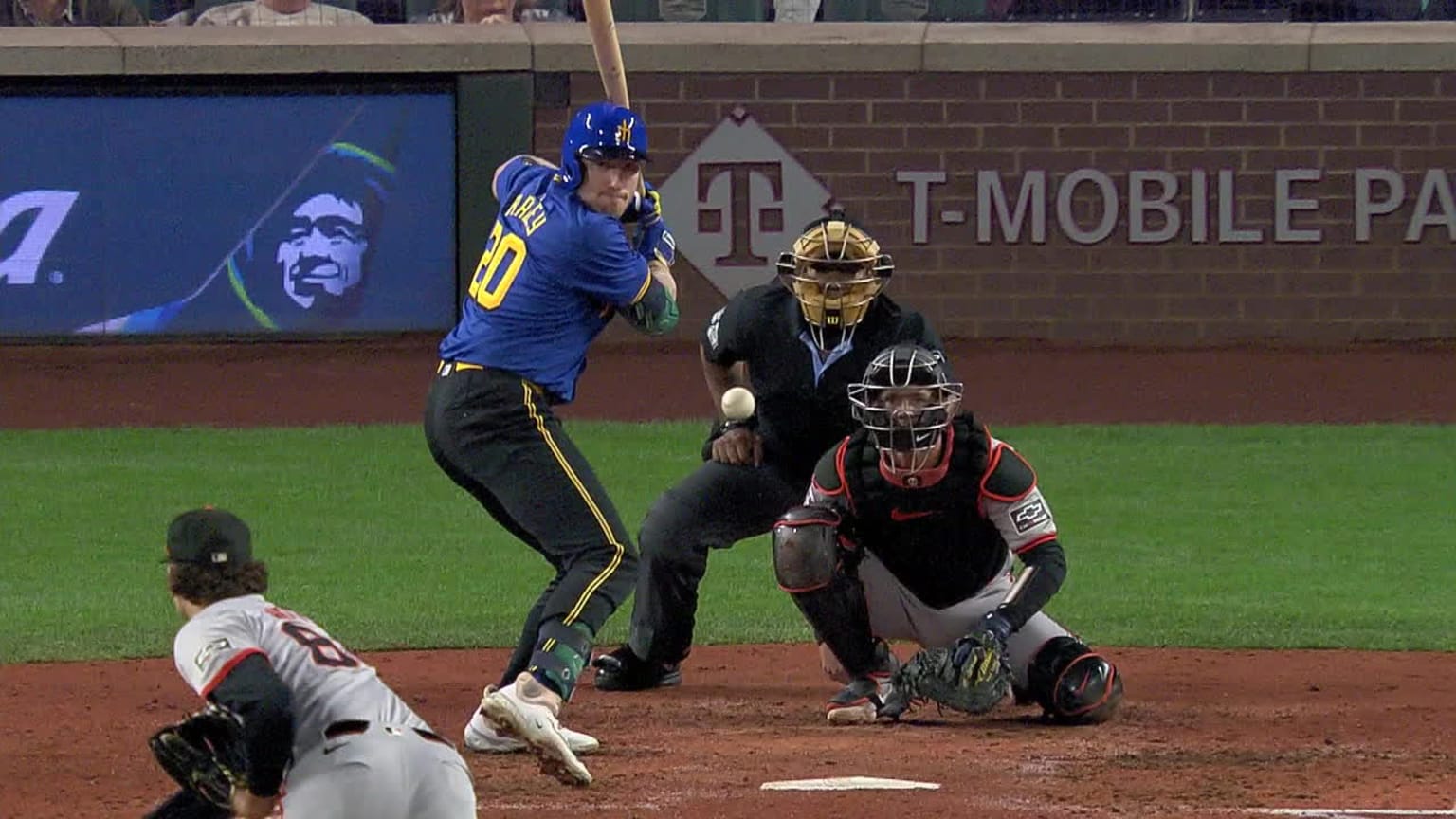 Luke Raley conecta cuadrangular solitario | 23/08/2024 | Los Mariners ...