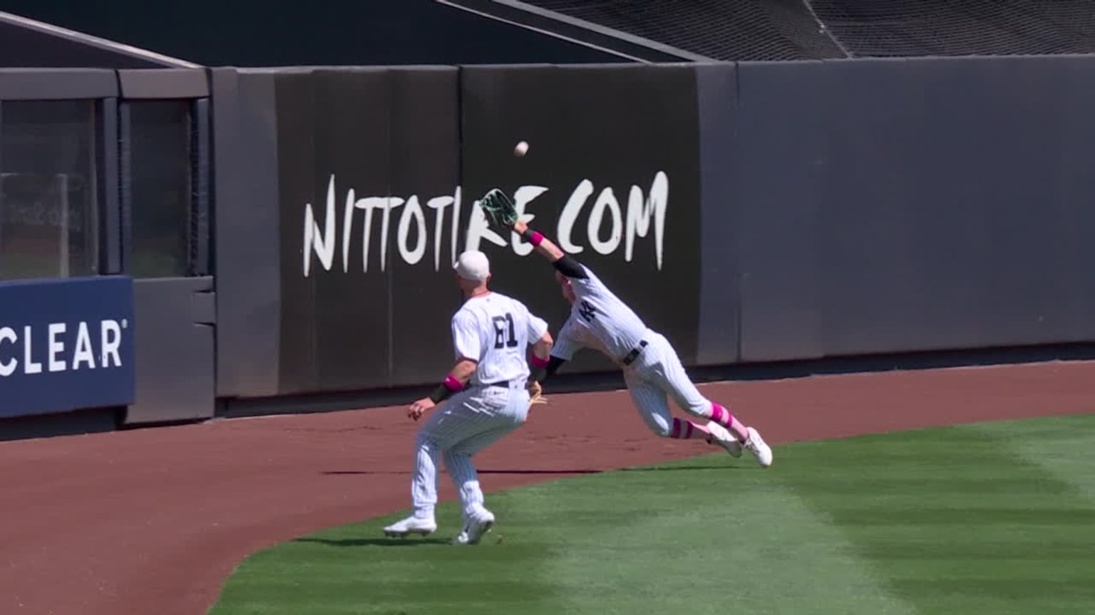 Harrison Bader lays out to make a catch in center | 05/14/2023 | New ...