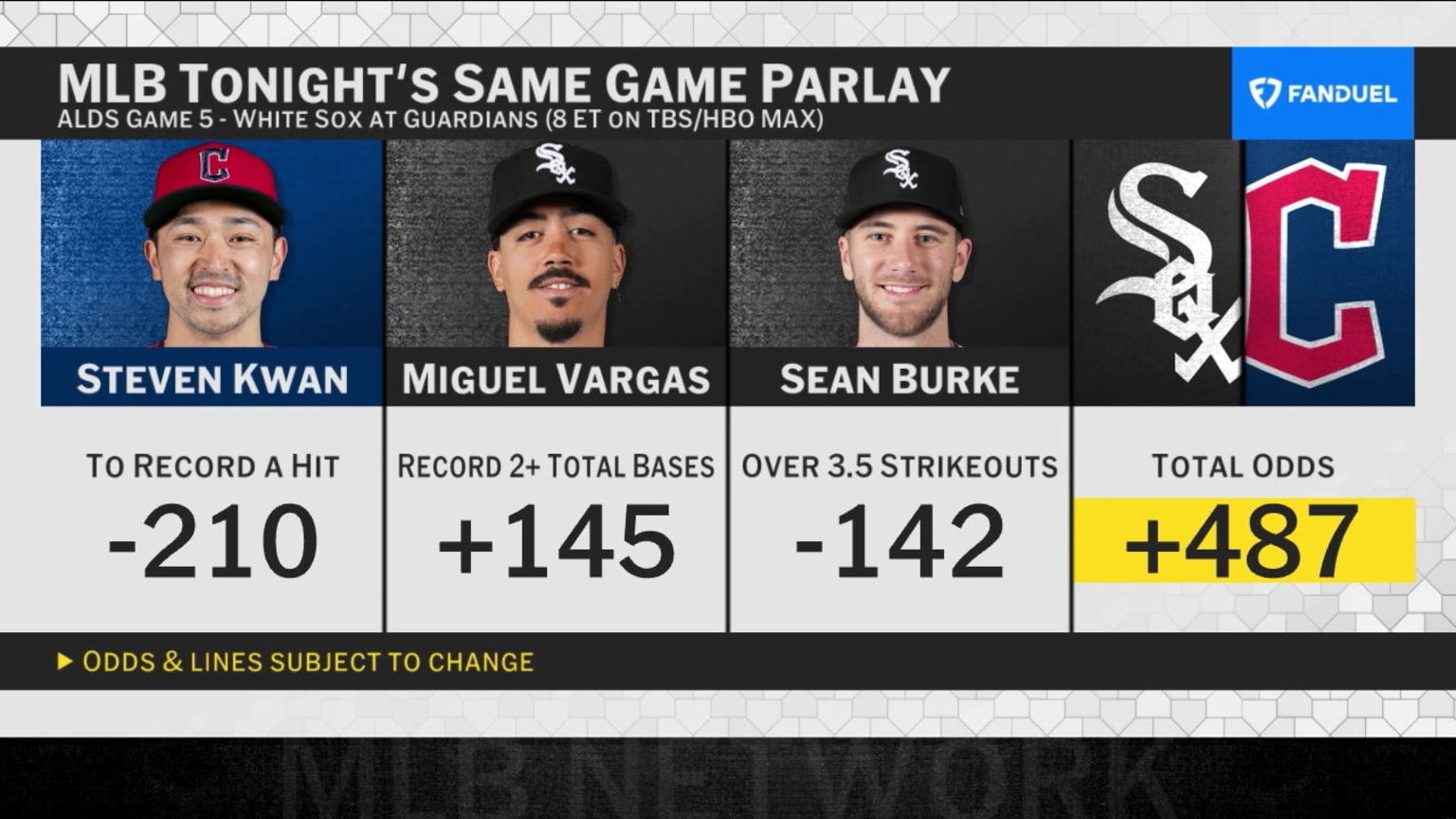 MLB Tonight picks FanDuel SGP for October 10 | 10/11/2026 | MLB.com