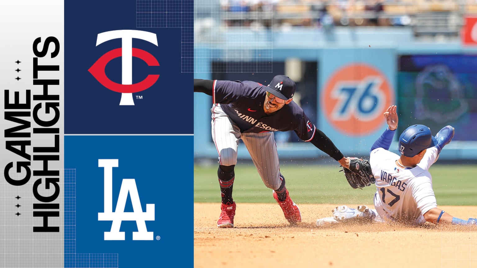 Outman lifts Dodgers to 73 win over the Twins 05/17/2023 Los Angeles Dodgers
