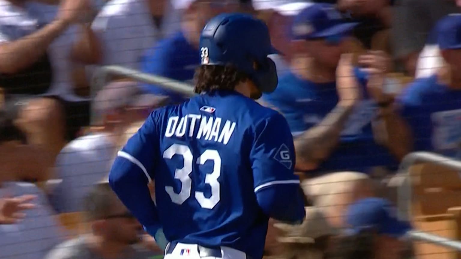 James Outman's sac fly to right 03/01/2025 Los Angeles Dodgers