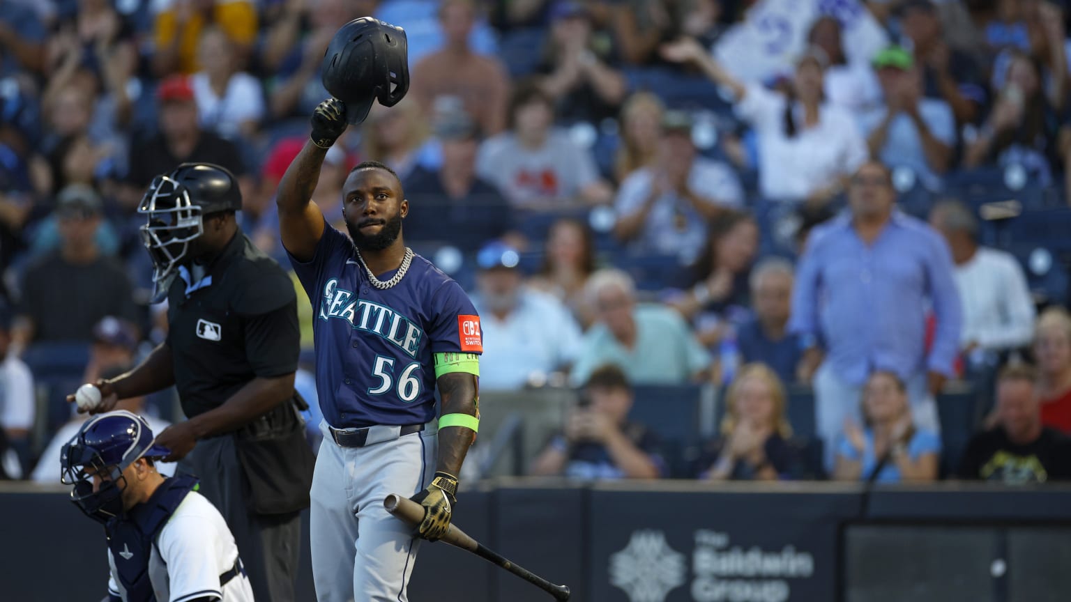 Randy Arozarena gets a standing ovation | 09/01/2025 | Seattle Mariners
