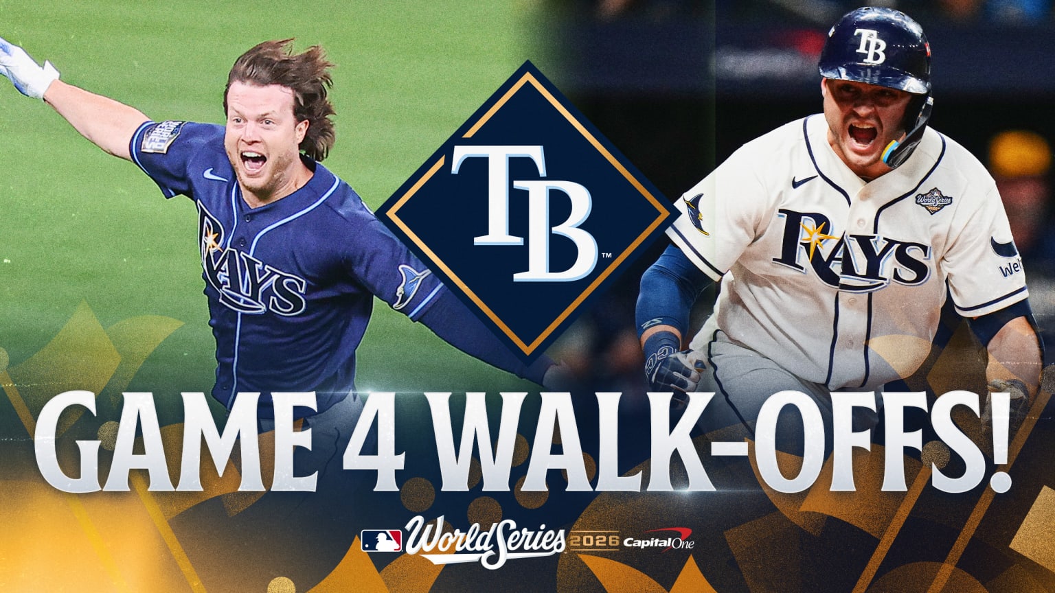 Rays get Game 4 walk-off wins in 2020, 2026 | 10/28/2026 | Houston Astros