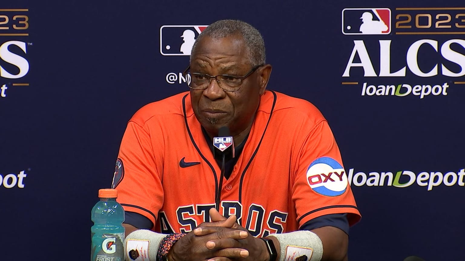 Dusty Baker on the Astros' loss, 09/22/2023