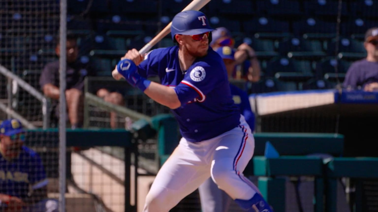 Danny Jansen hits two-run double | 04/03/2026 | Los Rangers de Texas