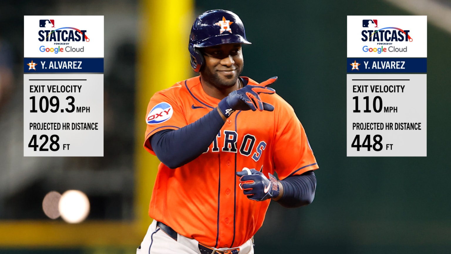 Yordan Alvarez crushes 428-, 448-foot home runs | 05/27/2026 | MLB