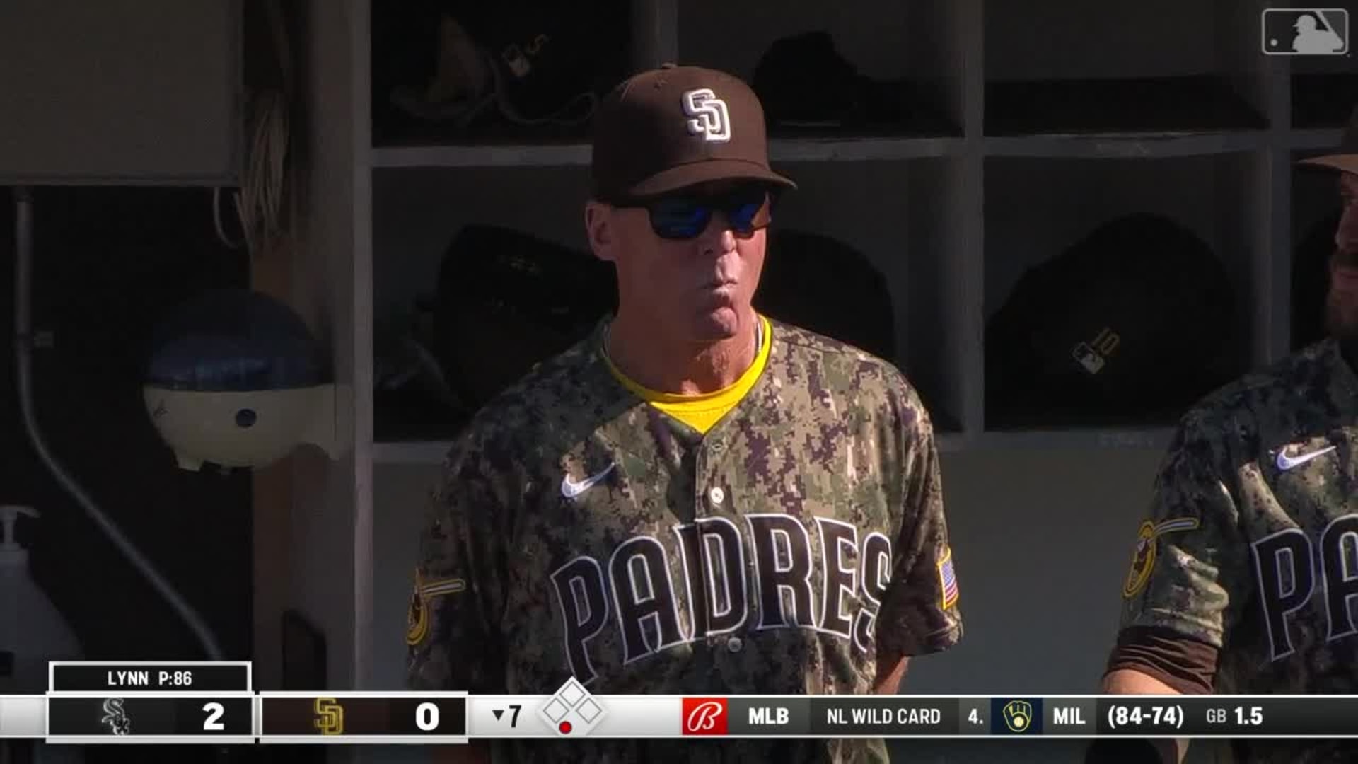 The Padres legendary camo uniforms