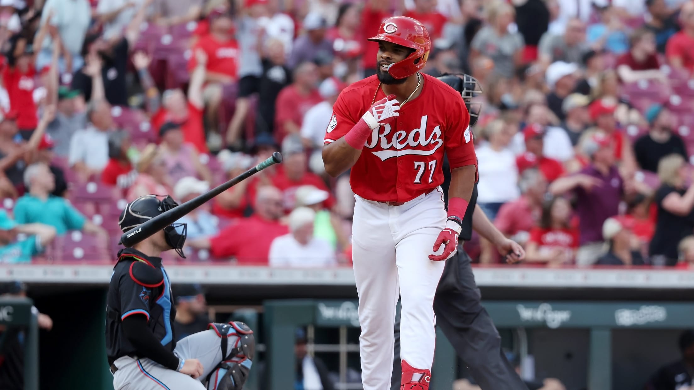 Rece Hinds' first career multihomer game
