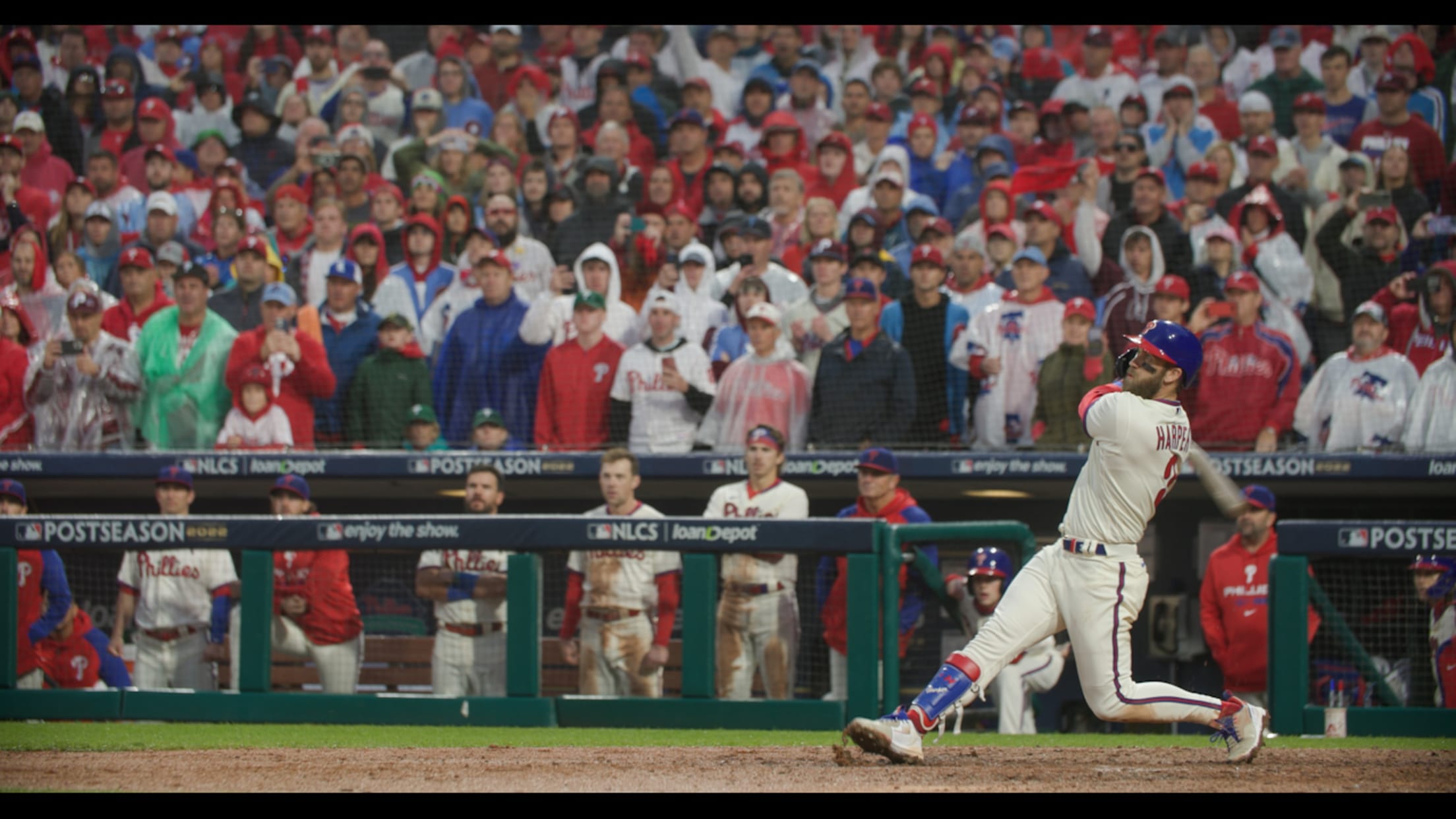 All angles of Bryce Harper's homer that sends the Phillies to the