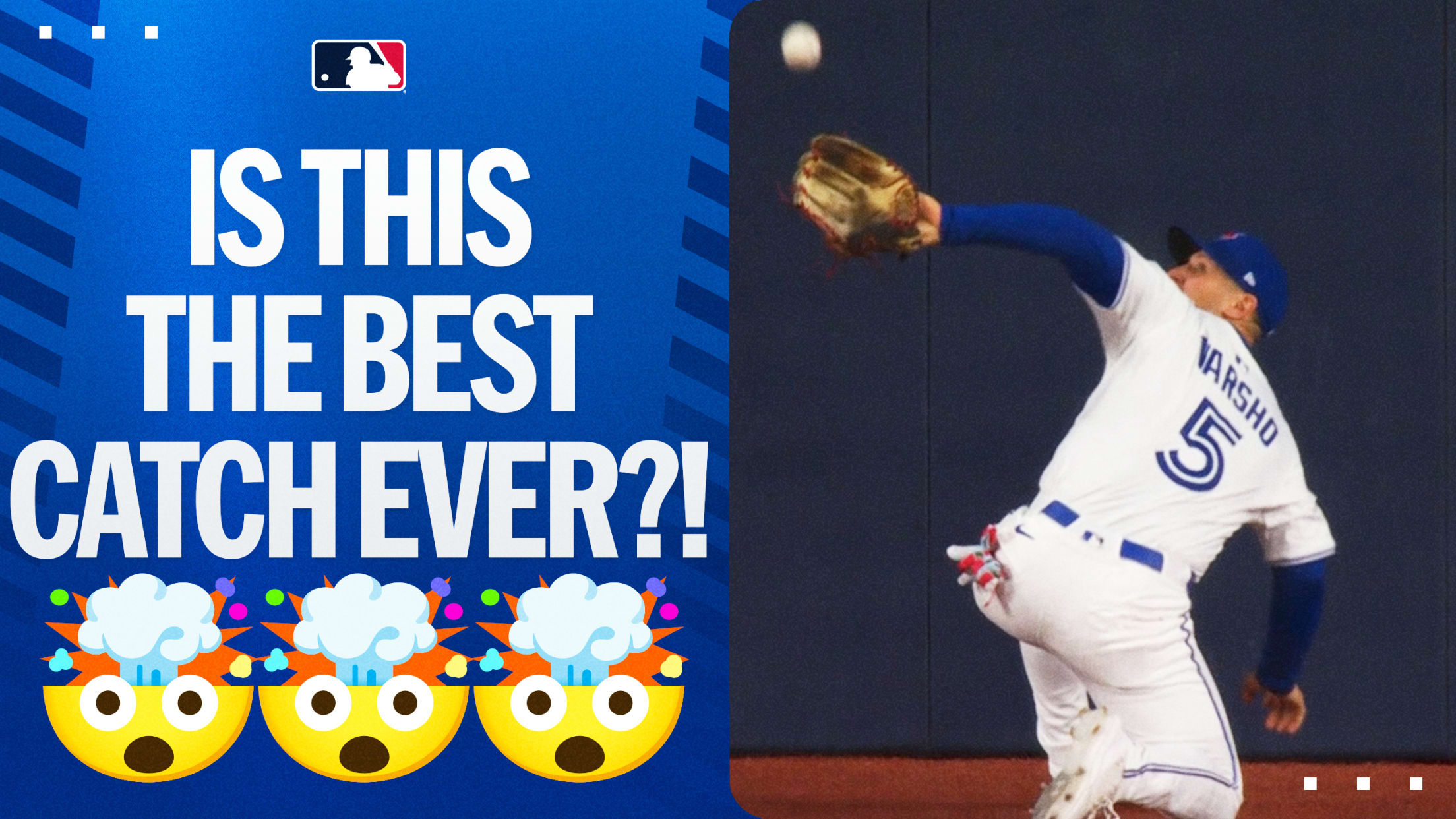 Daulton Varsho's behind-the-back catch