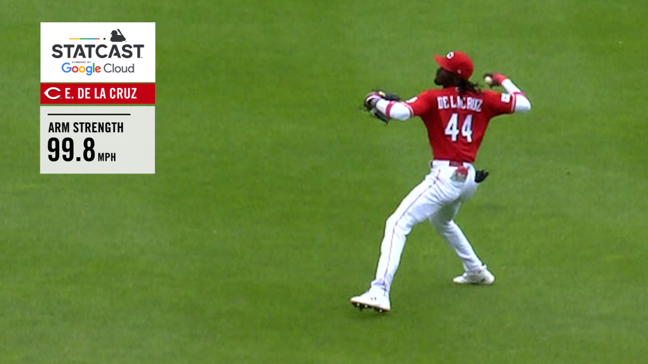 Elly De La Cruz nabs runner with 99.8 mph throw | 07/20/2023