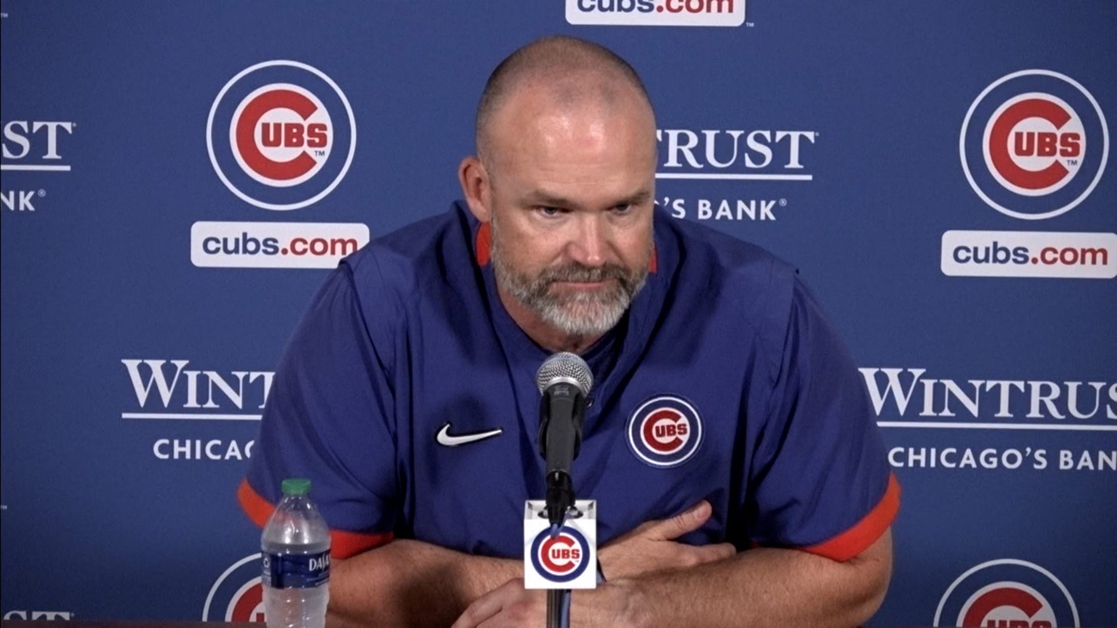 This town loves baseball.”  David Ross on Cubs Win over Giants 