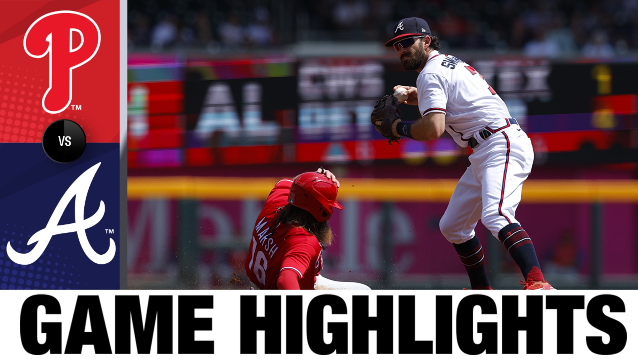 Highlights: Philadelphia Phillies 10-2 Atlanta Braves in MLB