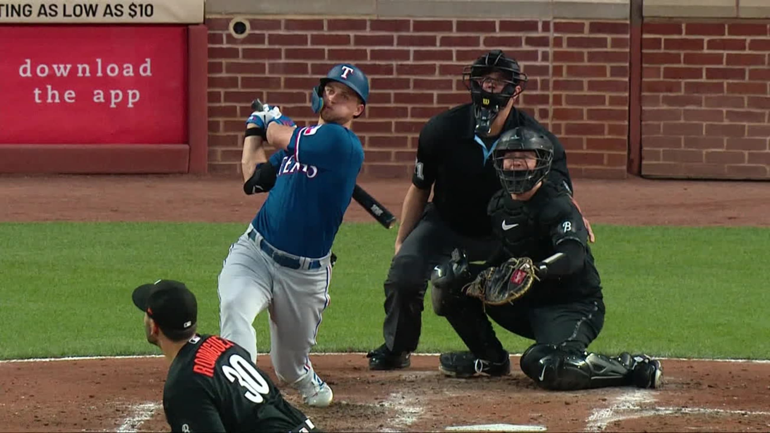 Corey Seager hits grand slam in 8-run 4th, Rangers beat Orioles 12-2