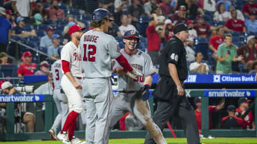 Nationals take lead with six-run 11th