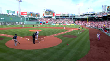 Weston Wilson scores on a wild pitch