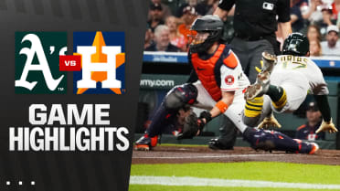 A's vs. Astros Highlights 
