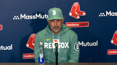 Alex Cora discusses walk-off win in Game 1
