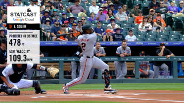 Jorge Soler crushes 478-foot home run