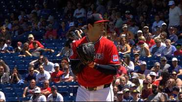 Gavin Williams' first strikeout