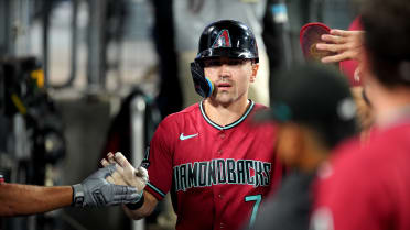 Corbin Carroll scores off a wild pitch