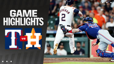 Rangers vs. Astros Highlights 