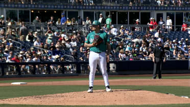 Gabe Speier strikes out Eric Haase