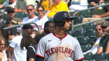 Brayan Rocchio's RBI single