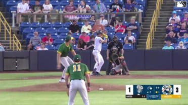 Jace LaViolette homers (13) on a fly ball to right field. Aaron Walton scores.