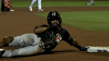 E.J. Exposito hits for the cycle