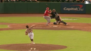 Manuel Castro's first Double-A strikeout