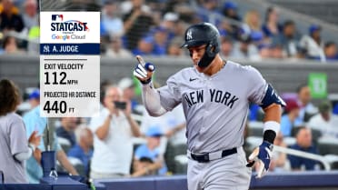 Aaron Judge launches a 440-foot home run