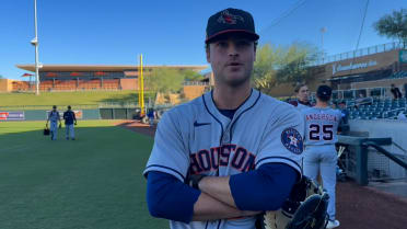 James Hicks on 11 scoreless innings in Fall League
