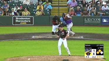 Michael Kennedy's eighth strikeout