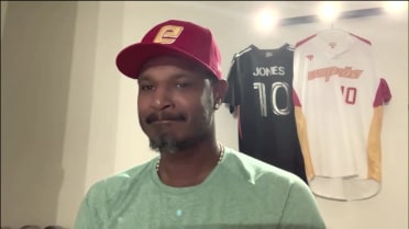 Adam Jones on Garrett Mitchell's catch and more