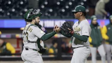 Elvis Alvarado secures the A's 4-0 win